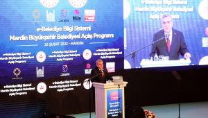 Başkan Beyazgül Mardin’deki E Belediye Bilgi Sitemi Törenine Katıldı