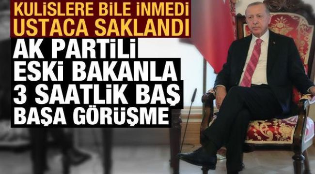 Cumhurbaşkanı Erdoğan'la eski bakan Erkan Mumcu arasında 3 saatlik baş başa görüşme
