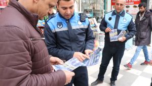 Haliliye’den Kaldırım İşgaline Broşürlü Önlem