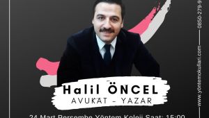 Avukat Halil Öncel YÖNTEM KOLEJİ Öğrencileri ile buluştu