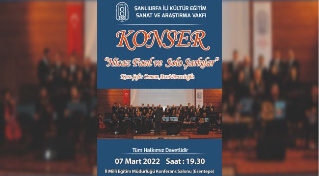 ŞURKAV’dan Hicaz Faslı ve Solo Şarkılar Konseri