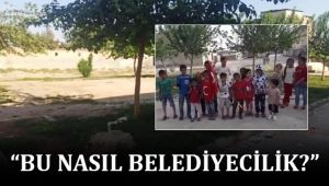 Akçakale'de çocuklar belediyenin sattığı parkı geri istiyor