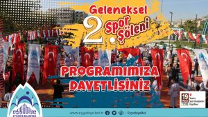 Eyyübiye Belediyesi’nden 19 Mayıs’a Özel Spor Şöleni Ve Konser