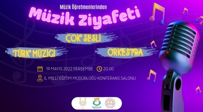 Haliliye’de “Müzik Öğretmenlerinden Müzik Ziyafeti” Etkinliği