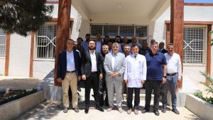 İl Sağlık Müdürü GÜLÜM, “Tel Abyad İnsani ve Teknik Yardım Hastanesi” ni Ziyaret Etti