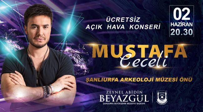 Şanlıurfa Büyükşehir Belediyesi'nden Mustafa Ceceli Konseri