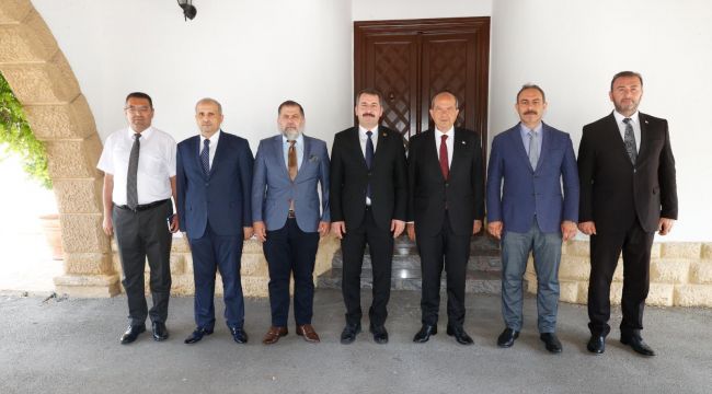 Başkan Baydilli'den KKTC Cumhurbaşkanı Tatar'a Ziyaret