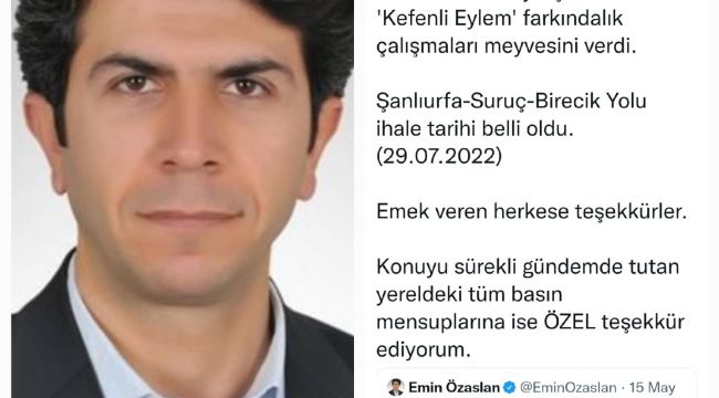 Başkan Özaslan Yerel Basına Teşekkür Etti