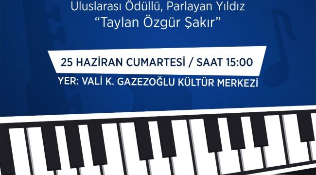 Şanlıurfa Büyükşehir Belediyesinden Piyano Resitali