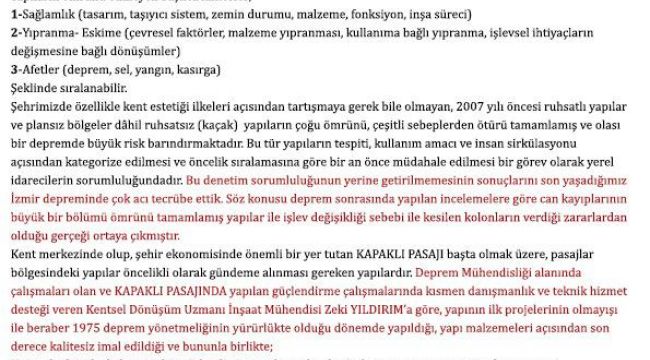 Mimarlar Odasından Riskli Yapılara Müdahale Çağrısı  