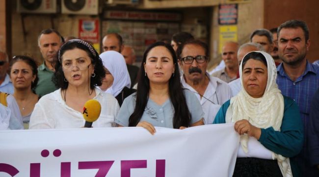HDP Milletvekili Semra Guzel'in tutuklanması Urfa'da protesto edildi