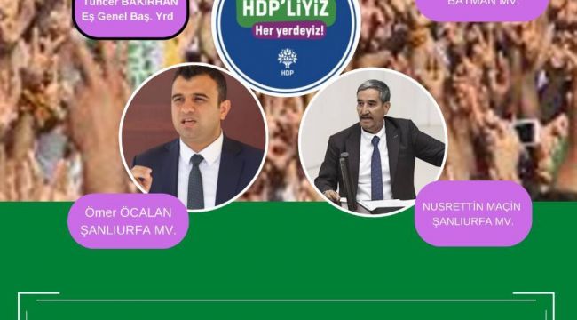 HDP Urfa’da STK ve halk buluşması gerçekleştiriyor