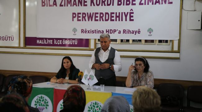 HDP Urfa İl Örgütü'nden Kürtçe üzerindeki asimilasyonu durdurun çağrısı