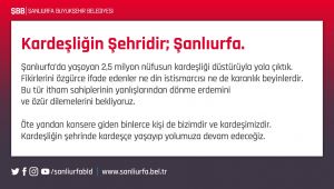 Şanlıurfa Büyükşehir Belediyesinden ZAKKUM açıklaması