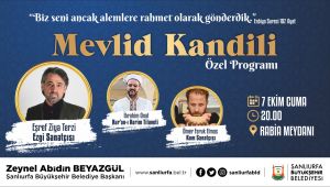 Büyükşehir’den Mevlid Kandili Özel Programı