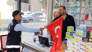 Karaköprü Bayraklarla Donatıldı