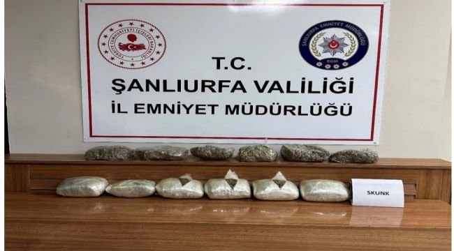 Şanlıurfa İl Emniyet Müdürlüğü Tarafından Narkotik Operasyonu