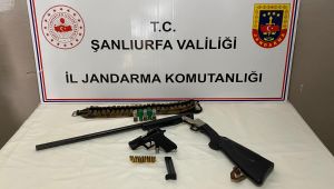 Şanlıurfa İl Jandarma yaptığı operasyonlarda çok sayıda mühimmat ele geçirdi