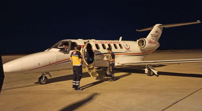 Uçak Ambulanas Şanlıurfa’dan Kalp Nakli İçin Havalandı