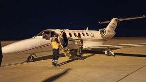 Uçak Ambulanas Şanlıurfa’dan Kalp Nakli İçin Havalandı