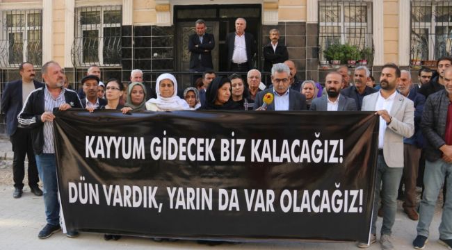 HDP Şanlıurfa İl Örgütü: ''Kayyum gidecek biz kalacağız''
