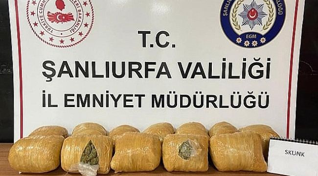 Urfa'da uyuşturucu madde ile mücadelede bir aylık bilanço açıklandı