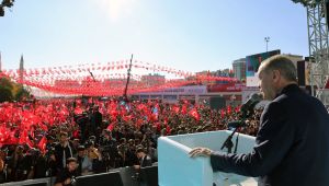 Cumhurbaşkanı Erdoğan, Urfa'da 110 bin kişin katıldığı mitingde toplu açılış töreni gerçekleştirdi