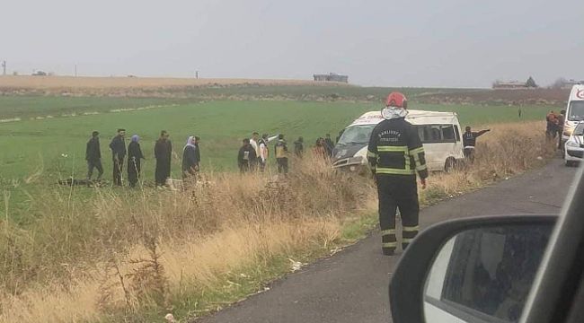 Şanlıurfa'da tarım işçilerini taşıyan araç devrildi