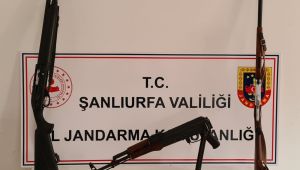 Şanlıurfa İl Jandarma Komutanlığından kaçak silah kaçakçılarına darbe