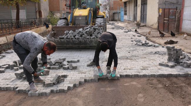 Siverek’te üstyapı yenileme çalışmaları sürüyor