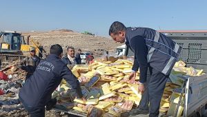 Eyyubiye Belediyesinden başarılı denetim: Tarihi Geçmiş Tonlarca Tavuk Ürünü İmha Edildi