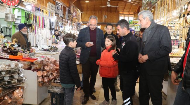 Eyyübiye Belediye Başkanı Mehmet Kuş Esnafı Ziyaret Ederek Taleplerini Dinledi