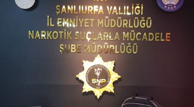 Şanlıurfa Emniyetinden Uyuşturucu operasyonu 