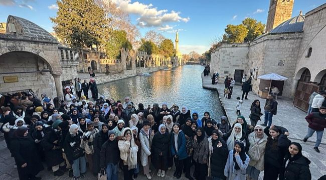 Farklı ülkelerden gelen öğrencilerden Urfa'ya ziyaret