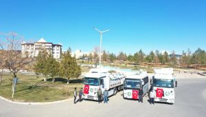 Harran Üniversitesi’nin Bir Yardım Konvoyu Daha Deprem Bölgesine Gönderildi