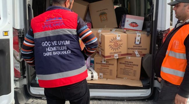Şanlıurfa Büyükşehir Belediyesi, Adıyamanlı Ailelerin Yaralarını Sarmaya Devam Ediyor