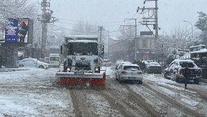 Siverek’te 300 personel ve 25 iş makinesi karla mücadele ediliyor