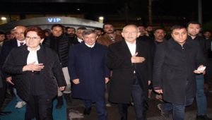 Kılıçdaroğlu, Akşener ve Davutoğlu Şanlıurfa'da