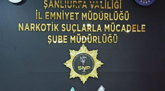 Şanlıurfa’da başarılı uyuşturucu operasyonu 