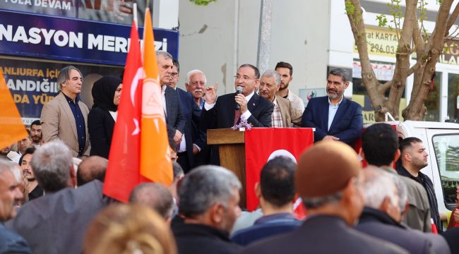 AK Partili Adaylara Halfeti’de Yoğun İlgi 