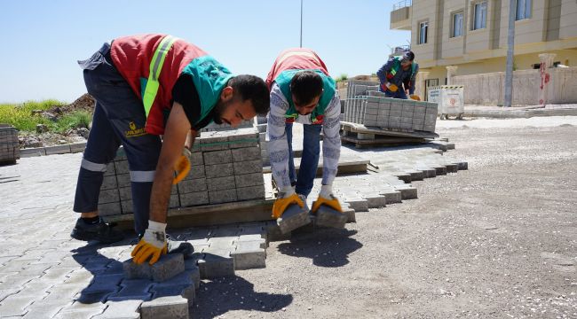 Seyrantepe’de Yeni Yollar Kilitli Parke ile Döşendi