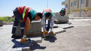 Seyrantepe’de Yeni Yollar Kilitli Parke ile Döşendi