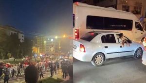 Urfalılar sokağa döküldü! Erdoğan lehine sloganlar atıldı