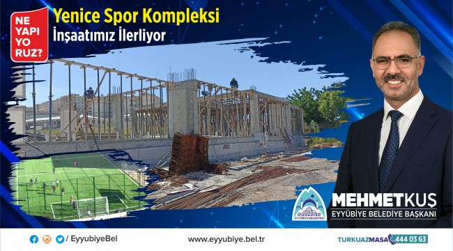 Yenice Spor Kompleksi İnşaatı İlerliyor