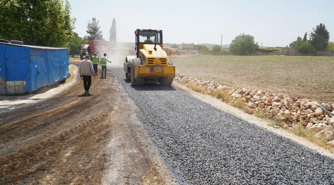 Haliliye Belediyesi’nden Kırsalda Asfalt Çalışması