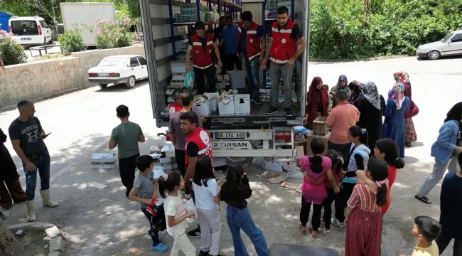 Mobil Sosyal Market Tırı Kahramanmaraş'ta 60 bini aşkın kişiye ulaştı
