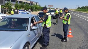 Urfa'da bayram öncesi trafik denetimi