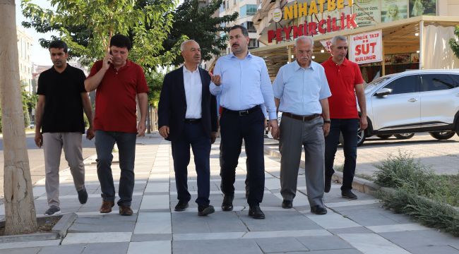 Başkan Baydilli Mesaiye Saha Gezisiyle Başladı