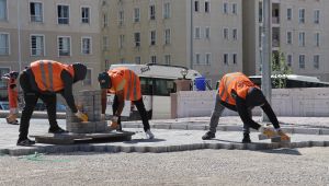 Karaköprü’de Yollar Kilitli Parke ile Döşeniyor