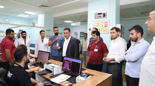 Sağlık Müdürü Solmaz Akçakale Devlet Hastanesini İnceledi